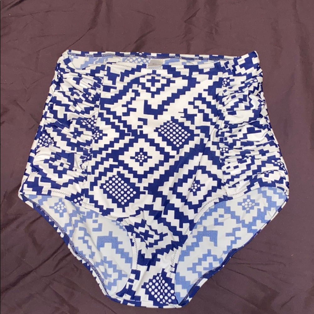 High waisted bikini bottoms